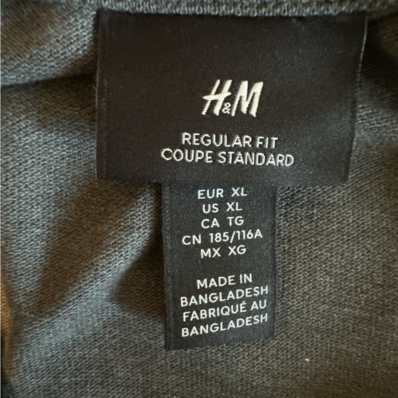 H&M Classic Gray Polo Shirt - Picture 3 of 4
